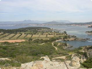 Ile des Embiez face au Brusc